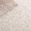 Tapis en laine / coton touffeté à la main Bathelda beige / ivoire-56804490