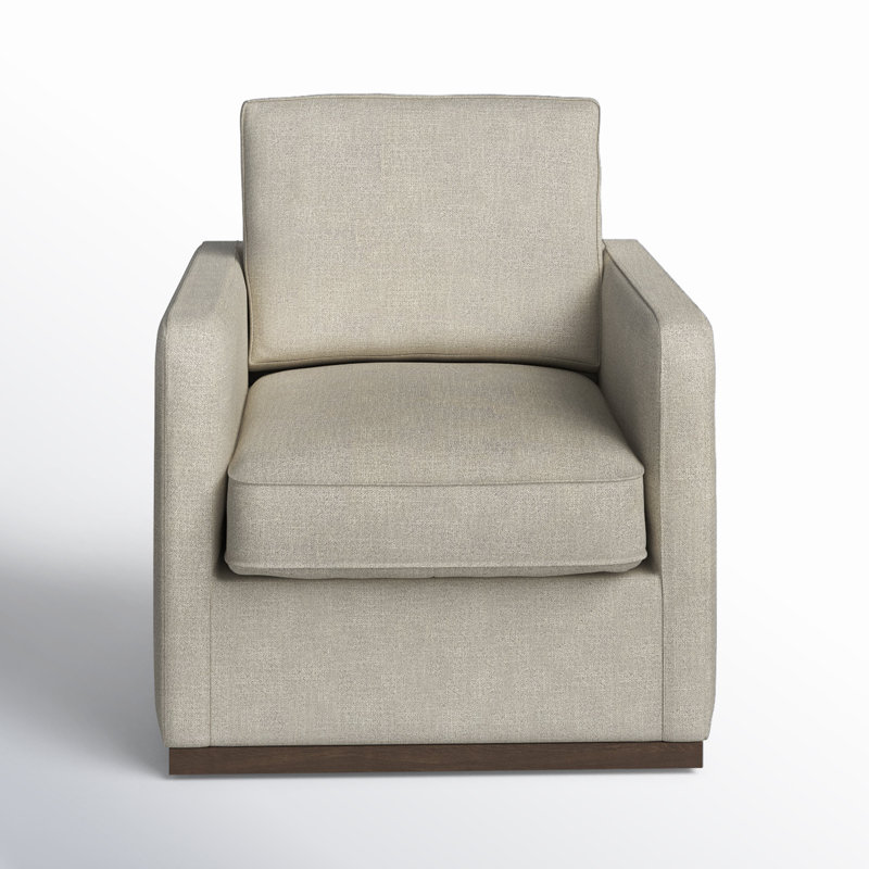 Fauteuil pivotant rembourré Bobbi, Lin performance Effie