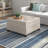 Della Button Tufted Square Storage Ottoman-1162240542