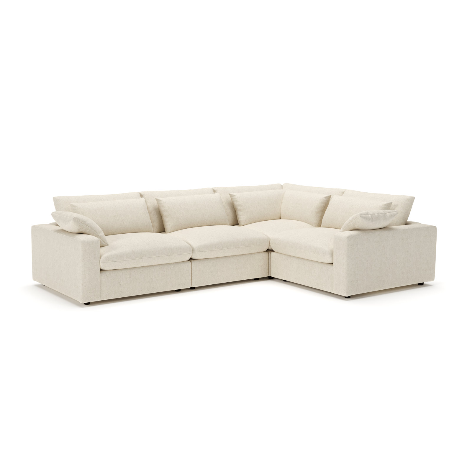 Remy Sectional, John Sepia Performance Linen Blend