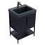  Meuble-lavabo moderne avec plateau en gel acrylique noir Serenity-375953117-375953114-375953095