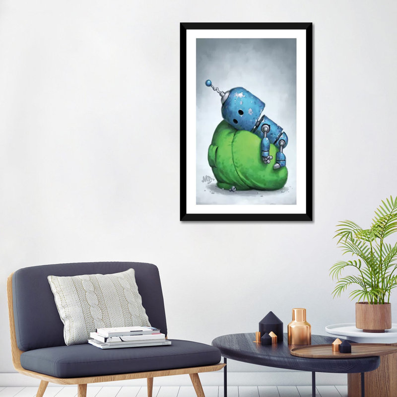 Pile faible par Matt Dixon-impression, Blanc, H 32 po x l 24 po x P 1 po, Papier noir