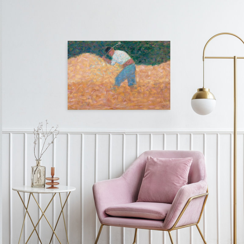The Breaker, C.1882 Abstract Contemporary Wall Art Print by Georges Pierre Seurat - Wrapped Canvas Print