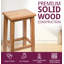 Solid Wood Counter Stool