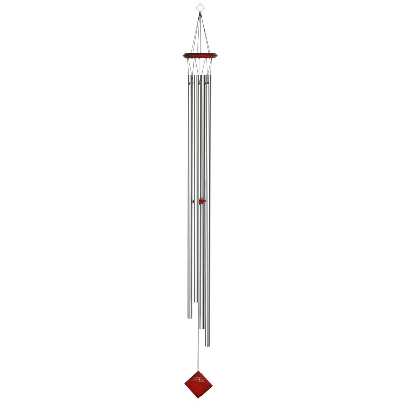 Carillon Pluto, 50" H x 4" W x 4" D, Argent