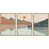 Toile naturelle avec cadre flottant