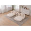 Fauteuil inclinable pliable en velours côtelé minimaliste