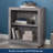 Wooden Cabinet With Open Storage Shelf