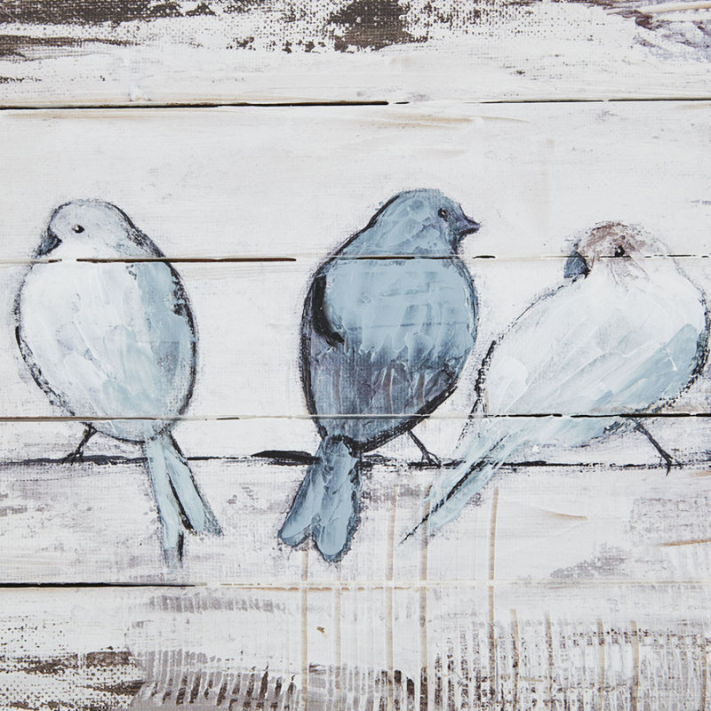 Panneau mural en bois peint à la main
