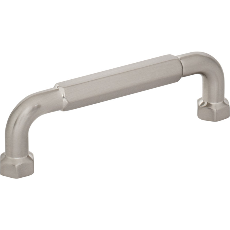 Dustin Bar Pull, Brushed Satin Nickel, 3 3/4" Center To Center