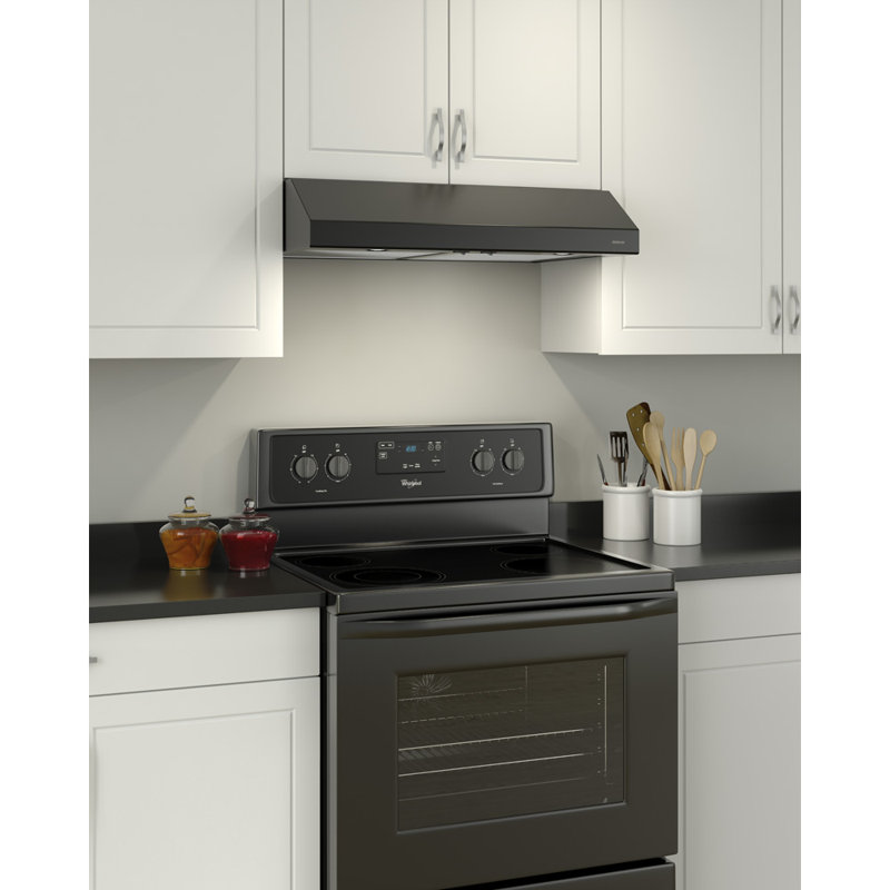 Broan Black 36-Inch Convertible Under-Cabinet Range Hood
