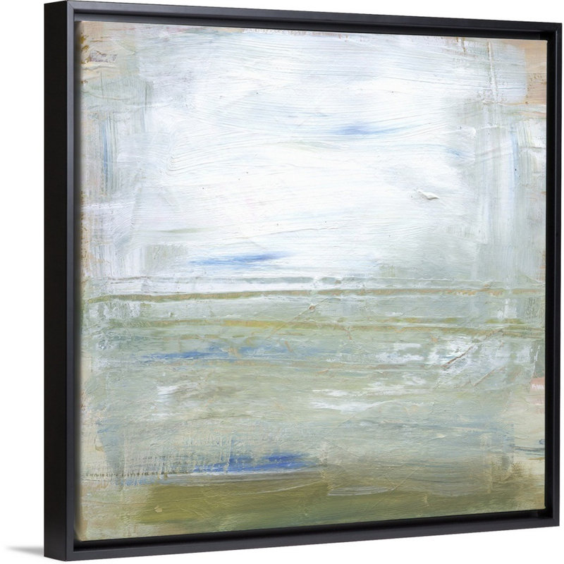 «Off the Coast Ii» par Linda Davey, reproduction sur toile, H 18 po x l 18 po x P 1,75 po, Cadre noir