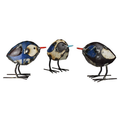 Kaitlin-Leigh, oiseaux en métal récupérés, Asst.