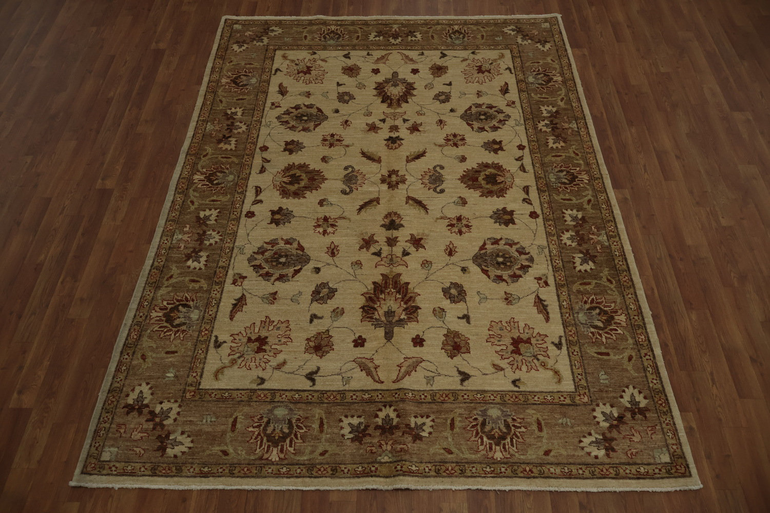 Bloomsbury Market Handcrafted Peshawar Area Rug 6x8 Featuring Floral ...