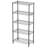 5-Tier Adjustable Storage Rack (Black)