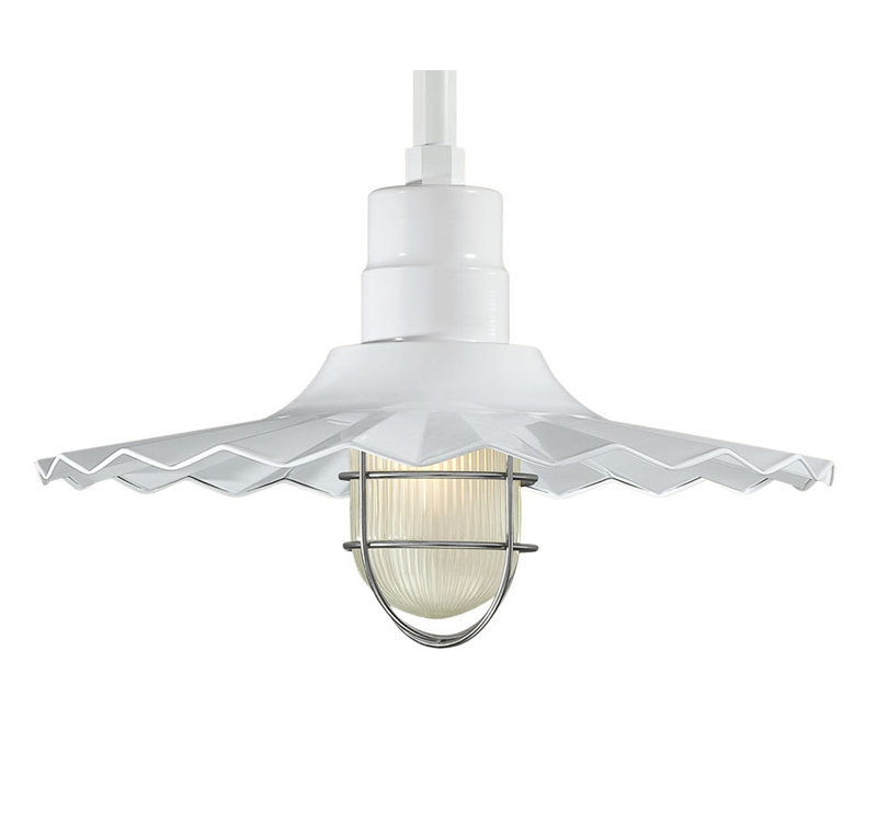 Luminaire suspendu conique à 1 lumière Fitzhugh, Cuivre, H 11,25 po x l 18 po