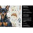 Black and Tan Miniature Pinscher Coffee Bar Kitchen Towel-1168063133