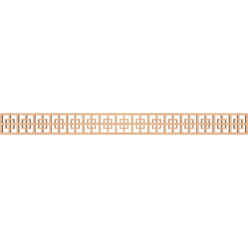 Moulure de chantournage Cambridge, Noyer blanc, H 4 po x l 46,375 po x P 0,375 po