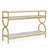 Faux Marble Sofa Table,3-Tier Bedside Table,Console Table,Foyer Table