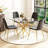 5 - Piece Pedestal Dining Set-103144986-103144985