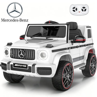 DEARAUTO 12V 7AH Licensed Mercedes-Benz G63 Electric Car for Kids, 12V Electric Car for Toddler, Toddlers Ride on Car with Parental Remote Control & LED Lights & Music, Kids Car Power Ride on