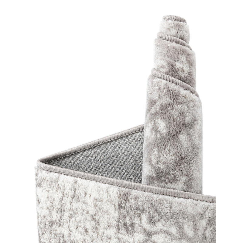 Tapis gris clair Brandt Performance, Gris clair, Rond 7 pi 1 po