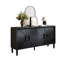 Meuble télé 60 po avec tablettes réglables et armoire de rangement en bois-73321310