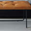 Banc rembourré en cuir Minimalist