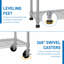 Rayonnage réglable en hauteur l 46 po Maxden-1468597982