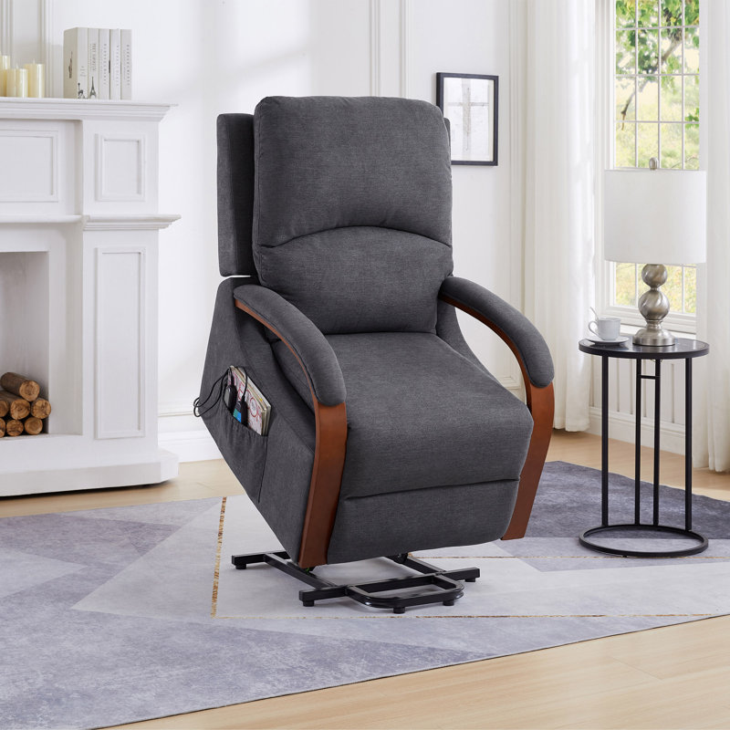Fauteuil inclinable électrique Power Lift, Mélange de lin gris