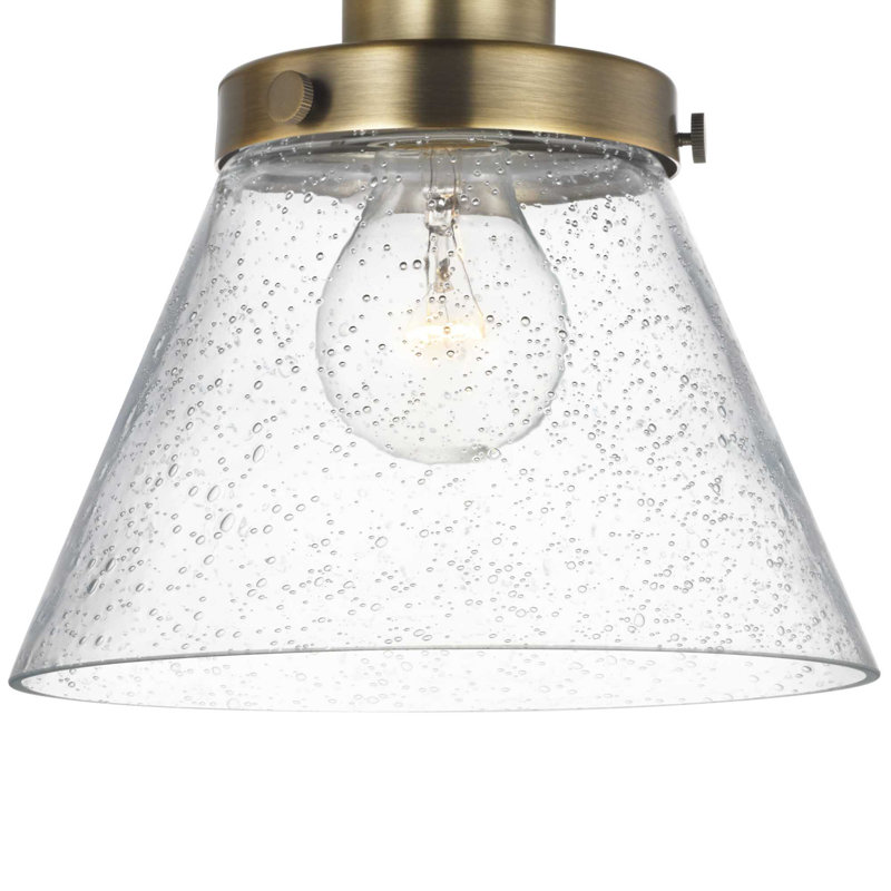 Oakpark Swing Arm Sconce, Vintage Brass