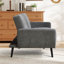 204cm Wide Contemporary And Super Soft Upholstered Sleeper Sofa With Convertible Backrest-309685765