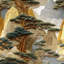 Papier peint paysage mural traditionnel serein
