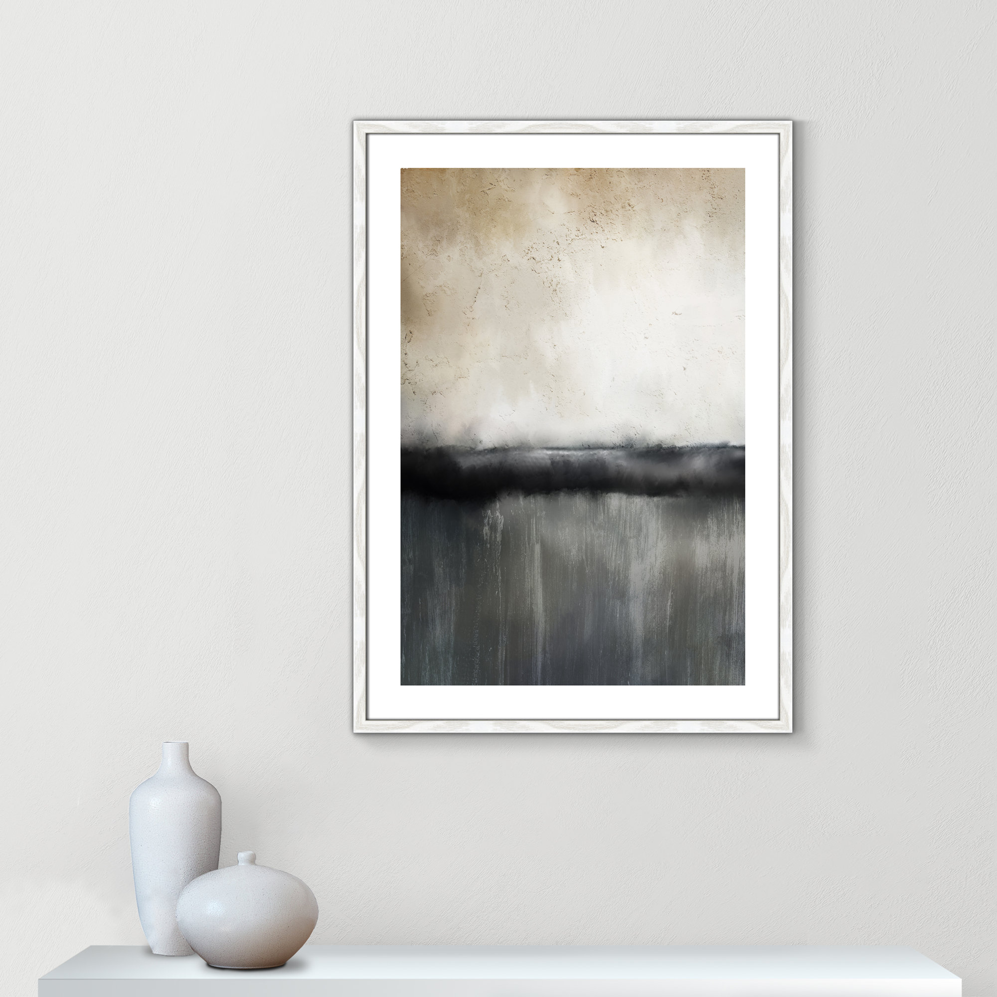Sunset by Kimberly Allen Print, Picture Framed Paper, 35.5" H x 25.5" W, Gold