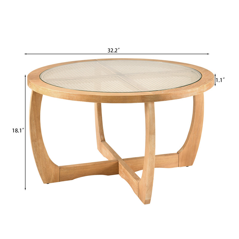 Kenmure Rattan Round Coffee Table