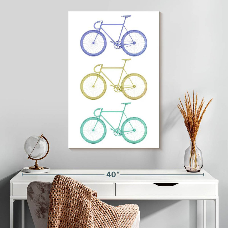 Mehar Trio Bikes, 30" H x 20" W