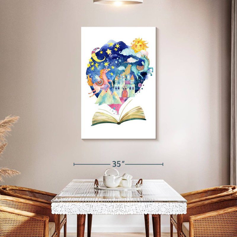 Kelan Fairy Tale Book World, 45" H x 30" W