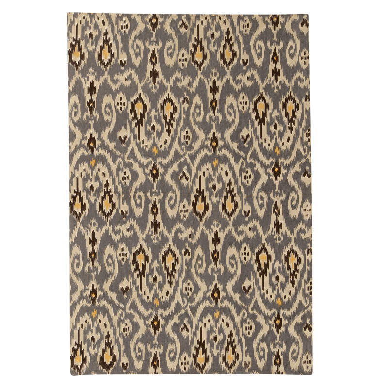Flatweave Wool Ikat Indoor Rug