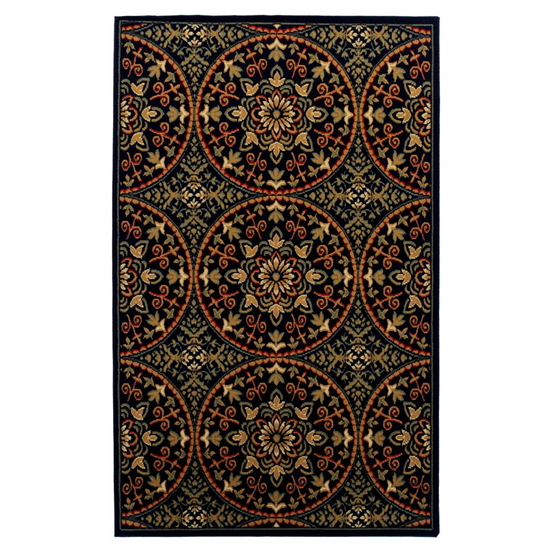 Tapis bleu nuit Dodington, Rectangle 4 pi x 6 pi