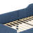 Twin Size L-Shaped Corduroy Daybed,Upholstered Bed Frame with 2 Storage Drawers,Pink-1475750103