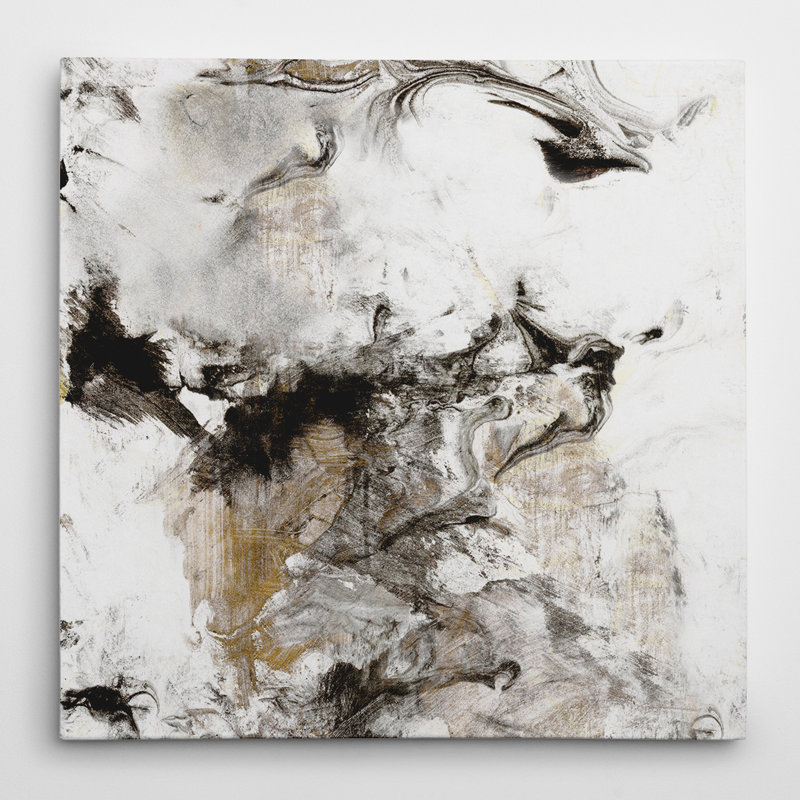 Marble Onyx II - impression d'art graphique, H 32 po x l 32 po x P 1,5 po, Toile tendue