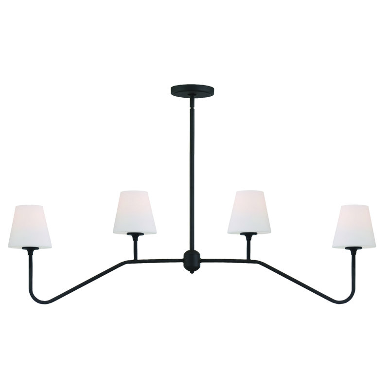 Lane 4-Light Chandelier, Noir, noir, noir, noir