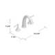 Finial® Deck-Mount Bath Faucet Trim for High-Flow Valve with Lever Handles, Valve Not Included