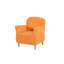 Fauteuil d'appoint confortable en velours côtelé à motif arlequin avec accoudoirs de salon-134234303
