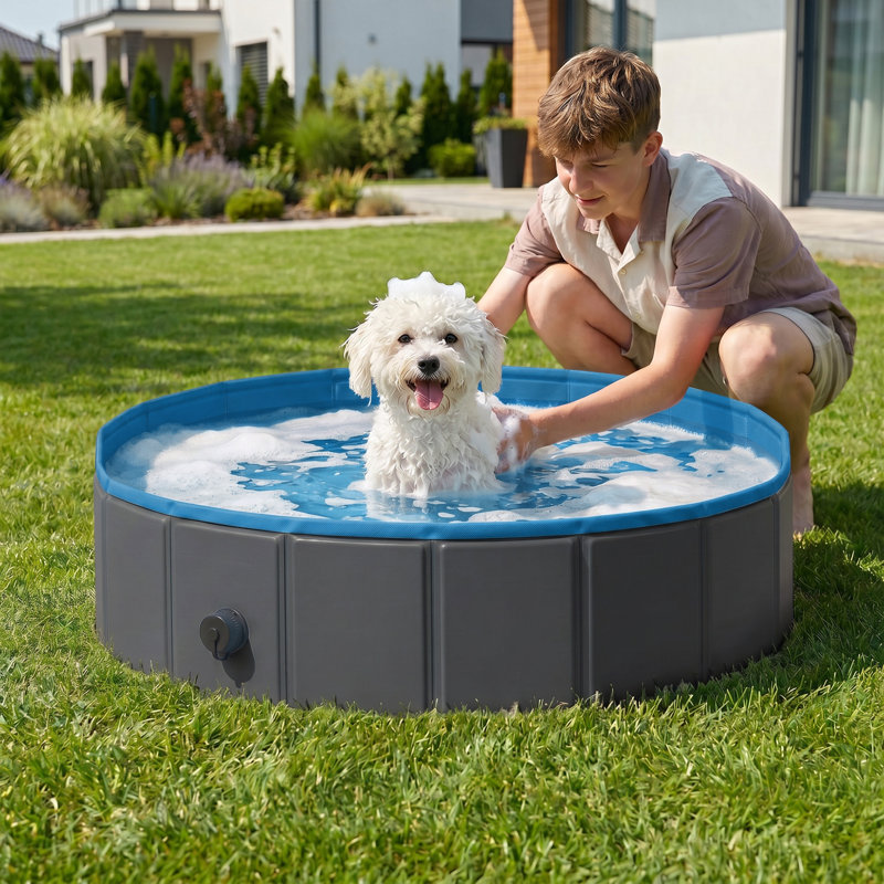 20cm H x 80cm W x 80cm D Dog Pool