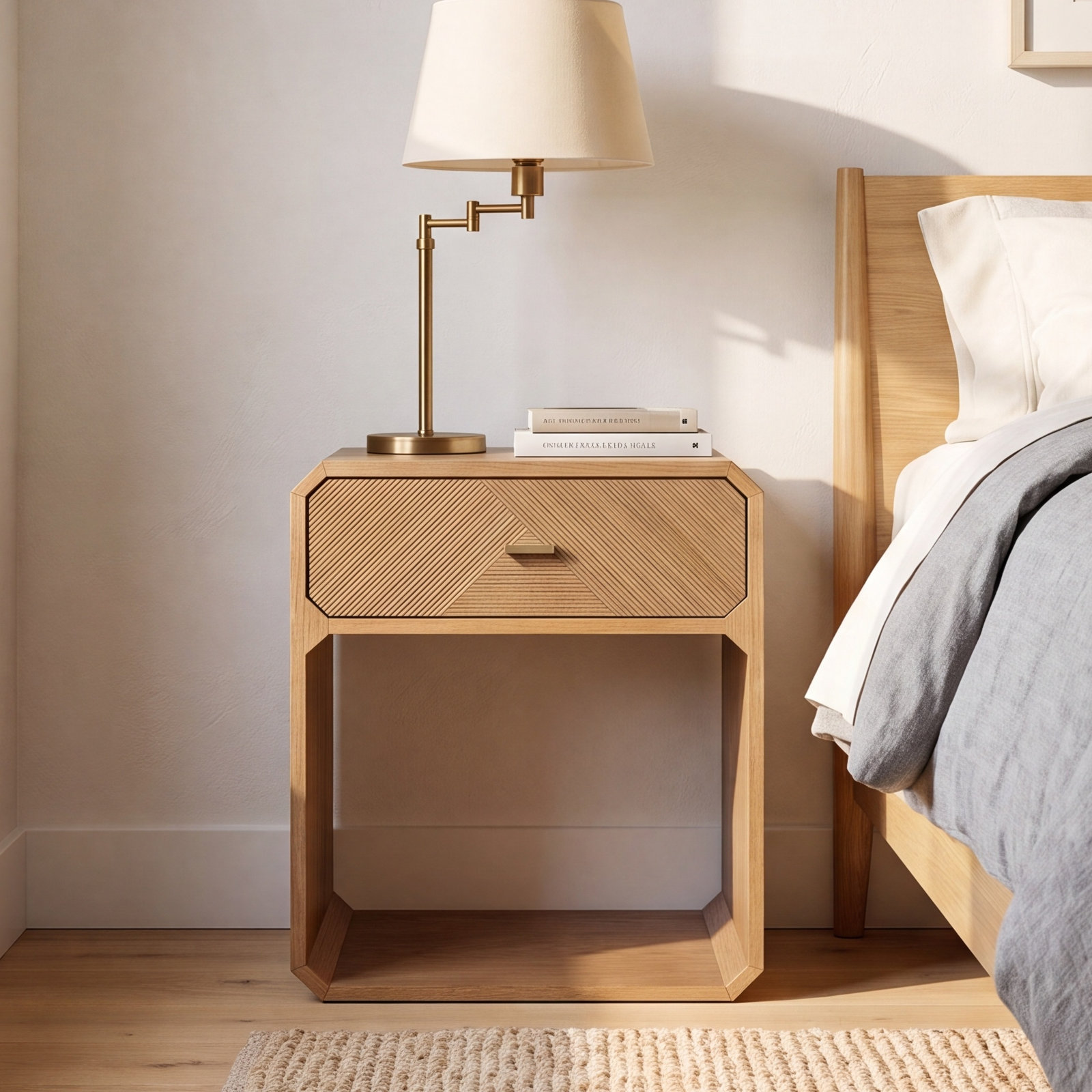 Harris Nightstand, Natural Ash