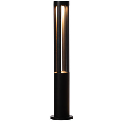 Black Integrated LED Bollard Light