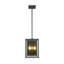 Luminaire suspendu rectangulaire unique à 3 lumières