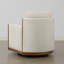 Fauteuil d'appoint pivotant rembourré Zenda-668228826-668228803