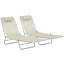 Ensemble de chaises longues inclinables 71,65 po Nakyiah-531562743